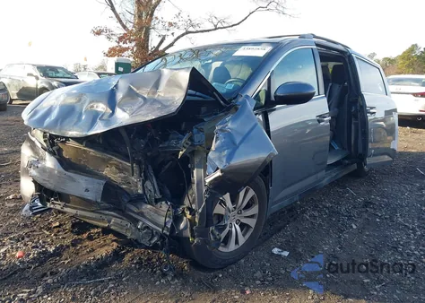 2015 Honda Odyssey Ex-L from USA, damaged, VIN 5FNRL5H63FB025568